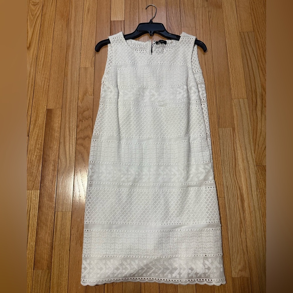NWT Le Gali Elegant White Sleeveless Dress Size Small